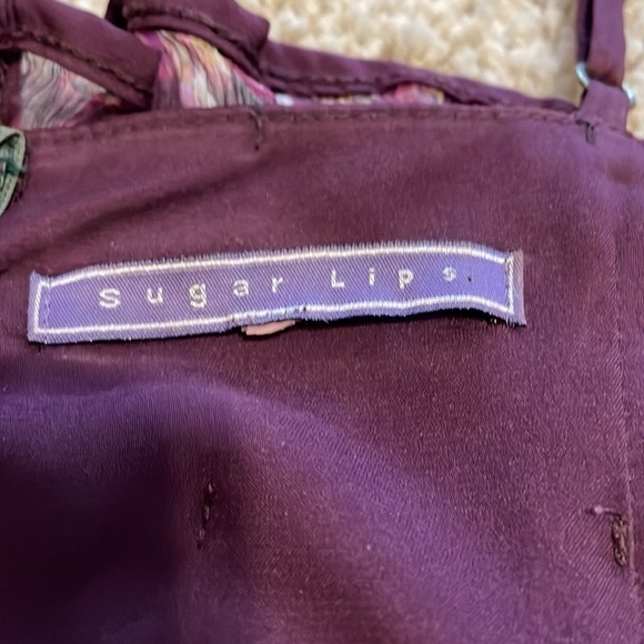 Sugar lips mixed print maxi dress - Picture 4 of 9